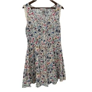 Lauren Conrad LC Floral Dress L Cottagecore Boho Spring Coquette Fairy Flowy